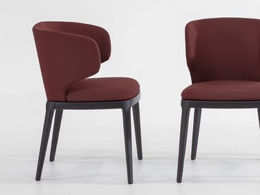 MISS JOY - Fabric chair with armrests (Request Info).