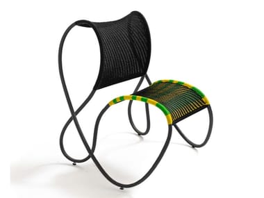 MODOU - Garden polyethylene cords easy chair (Request Info).