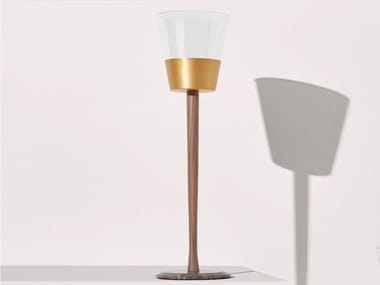 MOMENTS - Aluminium and wood ice bucket (Request Info).