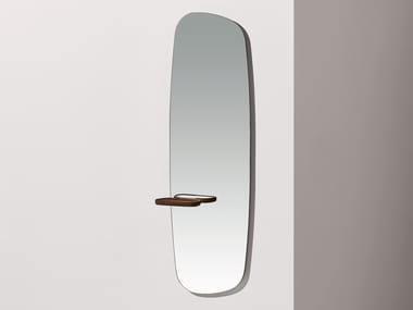 MOMENTS - Wall-mounted mirror with shelf (Request Info).