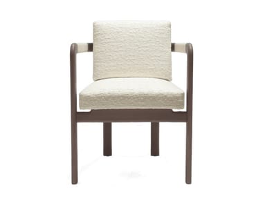 MONTGOMERY - Upholstered fabric chair with armrests (Request Info).