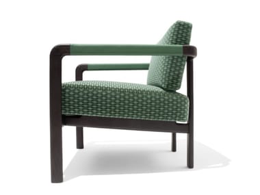 MONTGOMERY - Fabric easy chair with armrests (Request Info).