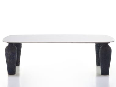 MOON 33 - Rectangular marble table (Request Info).