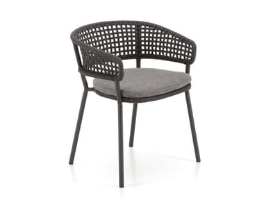 MOON ALU - Garden chair with armrests (Request Info).