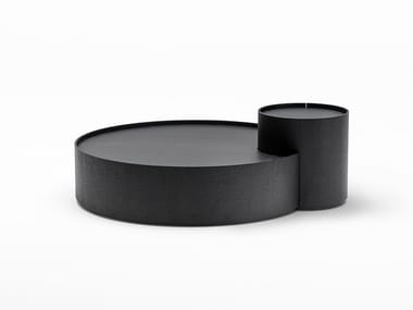 MOON ECLIPSE - Round coffee table with storage space (Request Info).