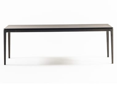 MOON - Rectangular oak dining table (Request Info).