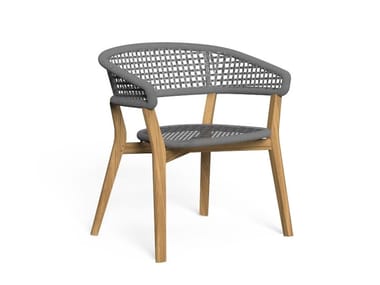 MOON TEAK - Stackable teak garden chair (Request Info).