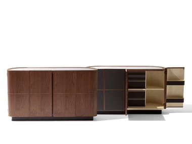 MOORE - Wooden sideboard with doors (Request Info).