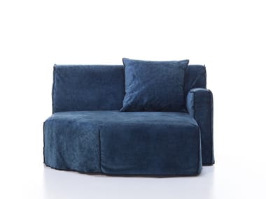 MORE 22 L / R - Upholstered fabric day bed with removable cover (Request Info).