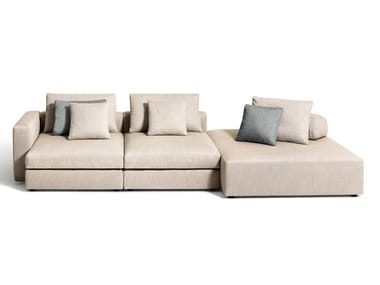 MOSA?QUE - Sectional fabric sofa with removable cover (Request Info).