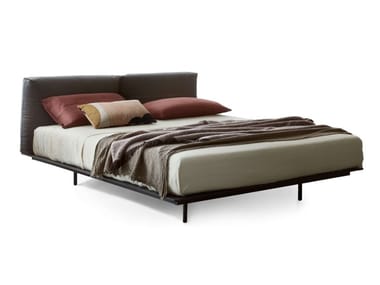 MYNIGHT - Double bed with upholstered headboard (Request Info).