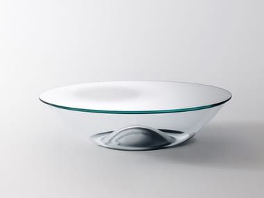 NACRE - Oval crystal coffee table (Request Info).