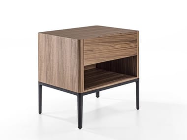 NARA 60 - Wooden bedside table with drawers (Request Info).