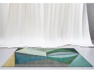 NARCISO - Handmade rectangular wool rug (Request Info).