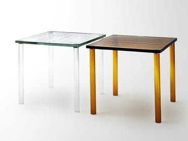 NESTING - Square Murano glass table (Request Info).