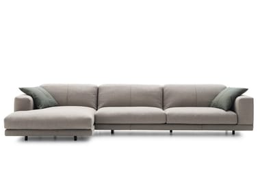 NEVYLL HIGH - 3 seater fabric sofa with chaise longue (Request Info).