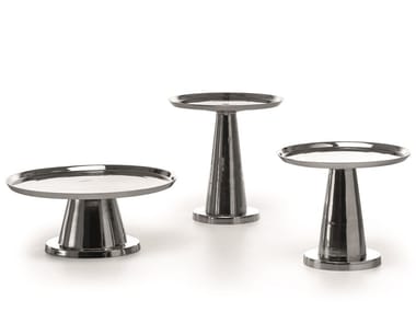 NEXT 141/142/144 - Low round aluminium coffee table (Request Info).