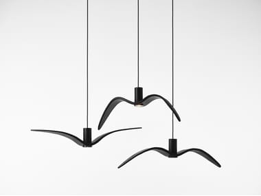 NIGHT BIRDS EXTERIOR - LED glass outdoor pendant lamp (Request Info).