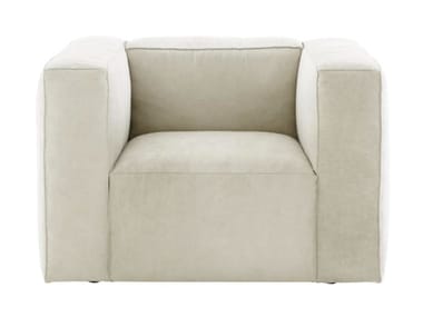 NILS - Fabric armchair with removable cover with armrests (Request Info).