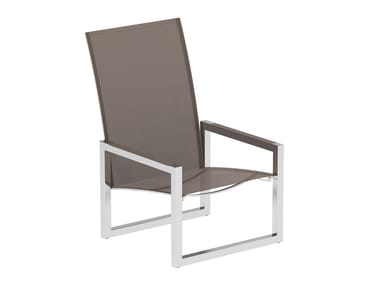 NINIX - Recliner Batyline¢ç deck chair with armrests (Request Info).