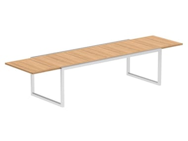 NINIX - Extending teak garden table (Request Info).