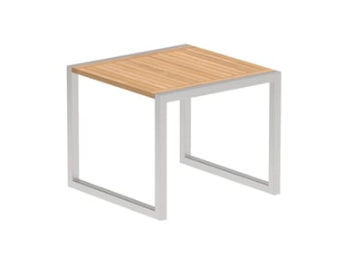 NINIX - Square teak garden table (Request Info).