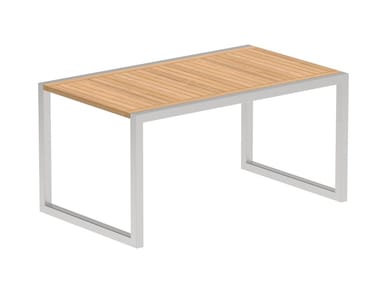 NINIX - Rectangular teak garden table (Request Info).