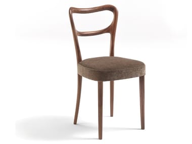 NOEMI - Solid wood chair with integrated cushion (Request Info).
