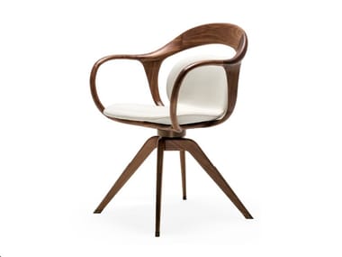 NORAH - Swivel easy chair with armrests (Request Info).