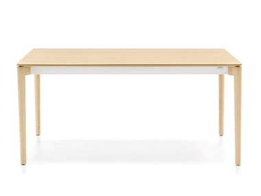 NORDIC - Extending rectangular solid wood table (Request Info).