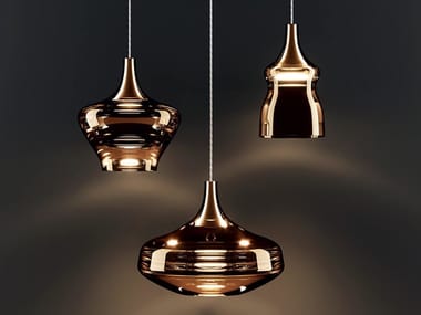 NOSTALGIA - LED blown glass pendant lamp (Request Info).