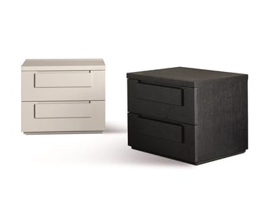 NOTE - Wooden bedside table with drawers (Request Info).