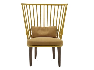 NUB BU1440 - High-back beech armchair (Request Info).
