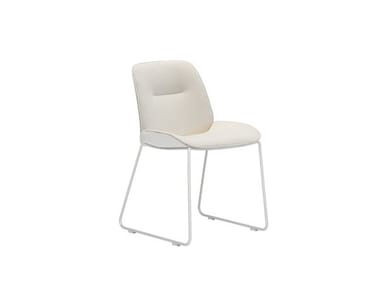 NUEZ SI2787 - Sled base upholstered Polymer chair (Request Info).