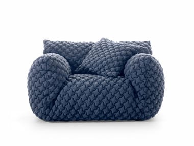 NUVOLA 09 - Armchair with removable cover with armrests (Request Info).