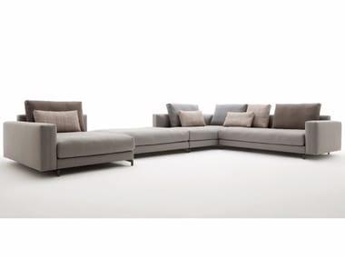 ROLF BENZ 007 NUVOLA - Corner fabric sofa (Request Info).