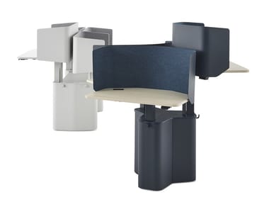 OE1 MICRO PACKS - Height-adjustable multiple office desk by Herman Miller
