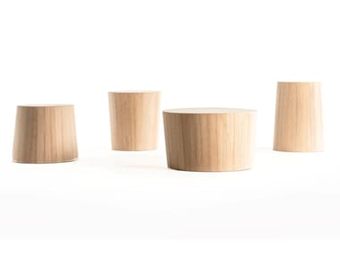 OKE - Round cedarwood coffee table (Request Info).