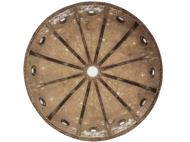 OLD SACRESTY DOME - Round velvet rug (Request Info).