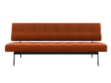 OLIVER - Fabric bench with back (Request Info).