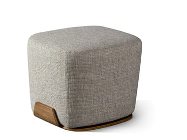 OLOS - Upholstered fabric pouf (Request Info).