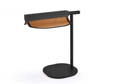 OMMA M1 - LED adjustable metal and wood veneer table lamp (Request Info).