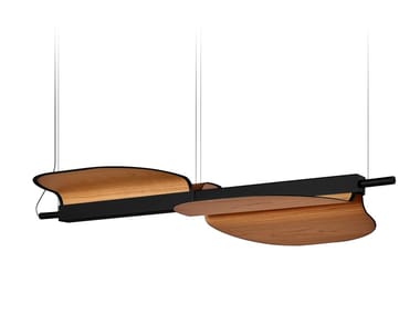 OMMA S2 - LED swivel wood veneer pendant lamp (Request Info).