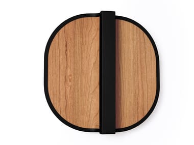 OMMA - LED metal and wood veneer wall lamp (Request Info).