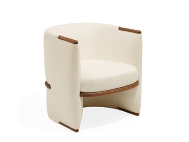 OPUS - Upholstered fabric armchair with armrests (Request Info).