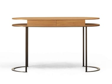 ORTIS - Wooden secretary desk with drawers (Request Info).
