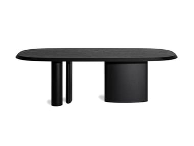 PADIGLIONI - Barrel-shaped oval living room table (Request Info).