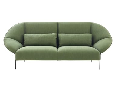 PAIPAÏ - 3 seater fabric sofa with removable cover (Request Info).