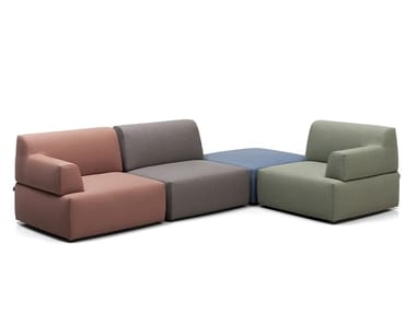 PALCHETTO - Corner fabric garden sofa (Request Info).