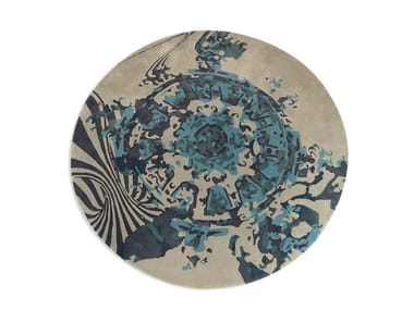 PANTHEON - Round fabric rug (Request Info).